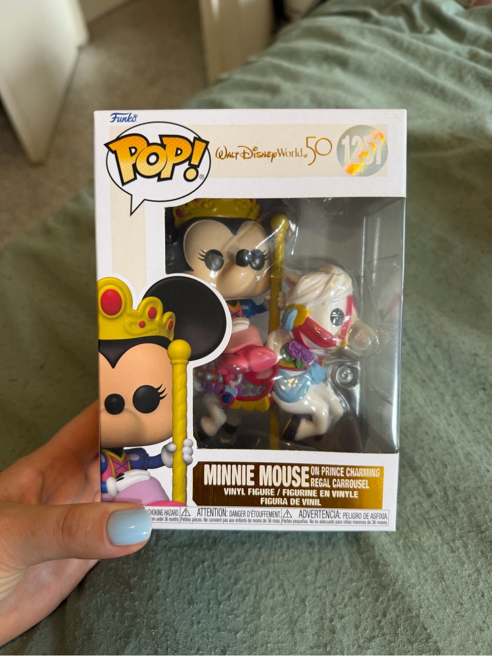 Minnie Mouse on Prince Charming Regal Carrousel Walt Disney World 50th Funko Pop